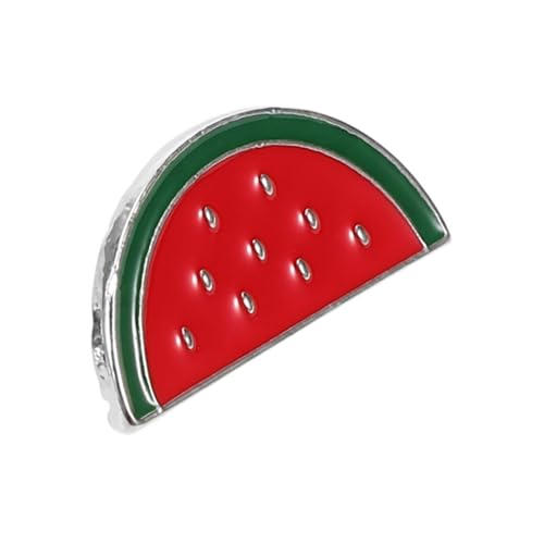 HORIALENCE Wassermelonen Brosche Cartoon Anstecknadel Metall Dekorative Kleidung Für Damen Und Herren Schickes Accessoire Für Schals Und Pullover von HORIALENCE