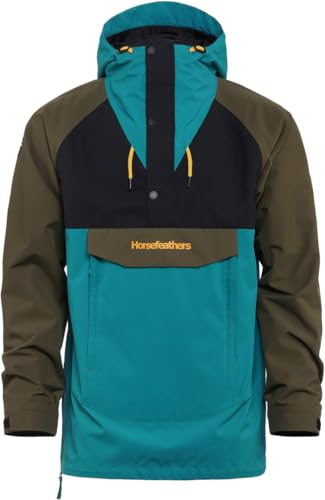 HORSEFEATHERS SPENCER Jacke 2024 dark olive/tile blue, L von HORSEFEATHERS