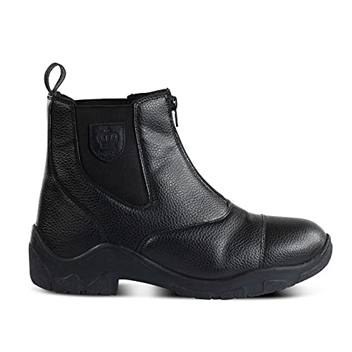 HORZE Damen Winter Reitstieflette Idaho, Winterreitschuhe gefüttert, Schwarz, 35 von HORZE