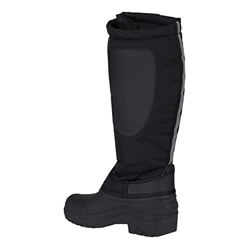 HORZE Kinder Thermo Reitstiefel Polar, Winterreitstiefel gefüttert, Thermo Reitschuhe Mädchen, Schwarz, 33 von HORZE