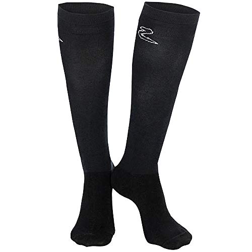 HORZE Turniersocken, 2 Pack, Schwarz, 39-42 von HORZE