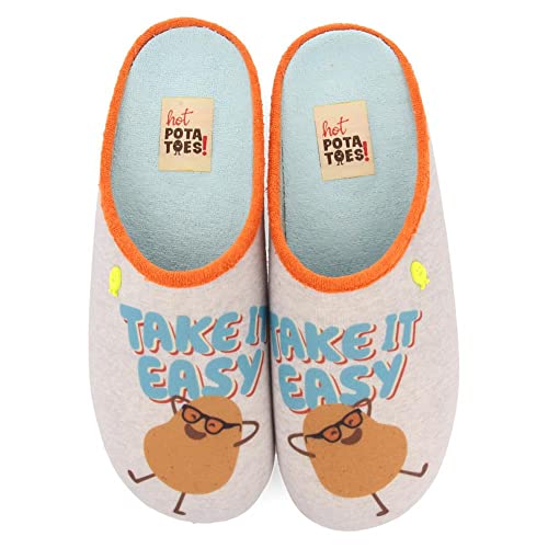 Gioseppo Hot Potatoes Herren Ellicott Hausschuh, grau, 43 EU Gioseppo Hot Potatoes Herren Ellicott Hausschuh, grau, 43 EU von HOT POTATOES