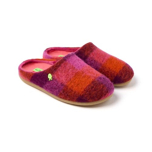 HOT POTATOES Damen Correll Hausschuh, Fuchsia, 40 EU von HOT POTATOES