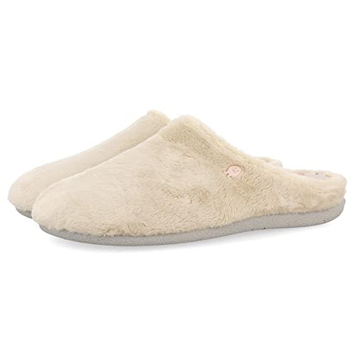 HOT POTATOES Damen Dornoch Hausschuh, beige, 41 EU von HOT POTATOES