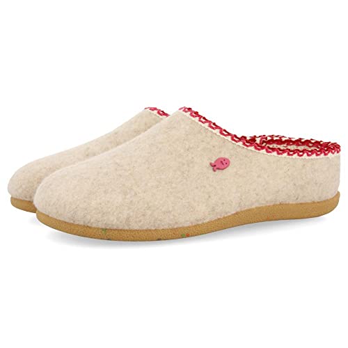 HOT POTATOES Damen Laupstad Hausschuh, beige, 37 EU von HOT POTATOES