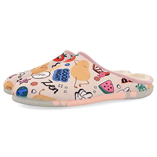 HOT POTATOES Damen Mettevoll Hausschuh, Malve, 40 EU von HOT POTATOES