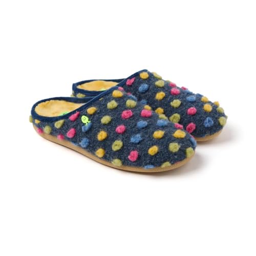 HOT POTATOES Damen Novi Hausschuh, Marineblau, 38 EU von HOT POTATOES
