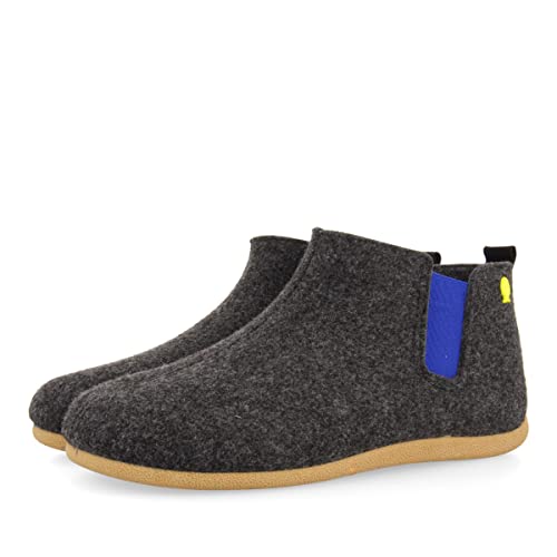 HOT POTATOES ESTEMBERG, Hausschuh Herren, Gris Oscur, 40 EU von HOT POTATOES