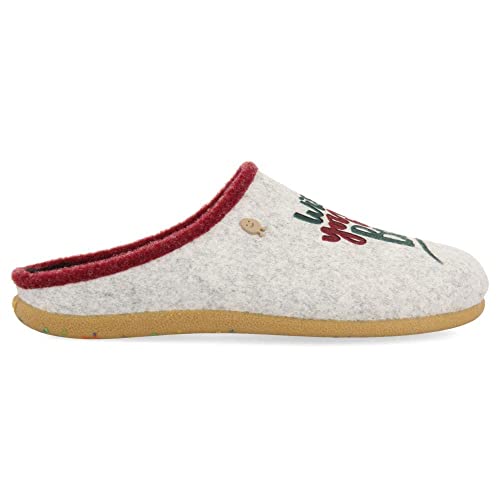 HOT POTATOES Kilteel Hausschuhe für Herren, grau, 42 EU von HOT POTATOES