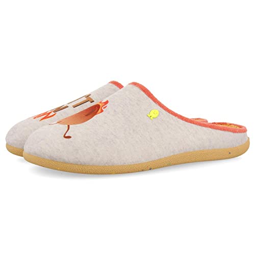 HOT POTATOES Herren Makati Hausschuh, grau, 46 EU von HOT POTATOES