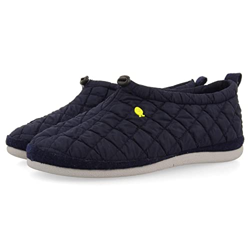 HOT POTATOES Herren lundenes Hausschuh, Marineblau, 42 EU von HOT POTATOES