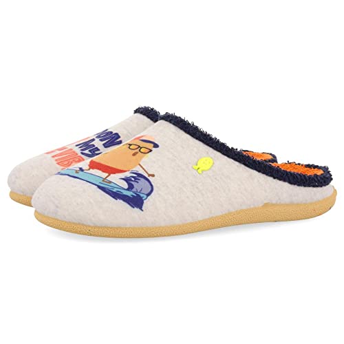 HOT POTATOES Samer Hausschuh, grau, 34 EU von HOT POTATOES