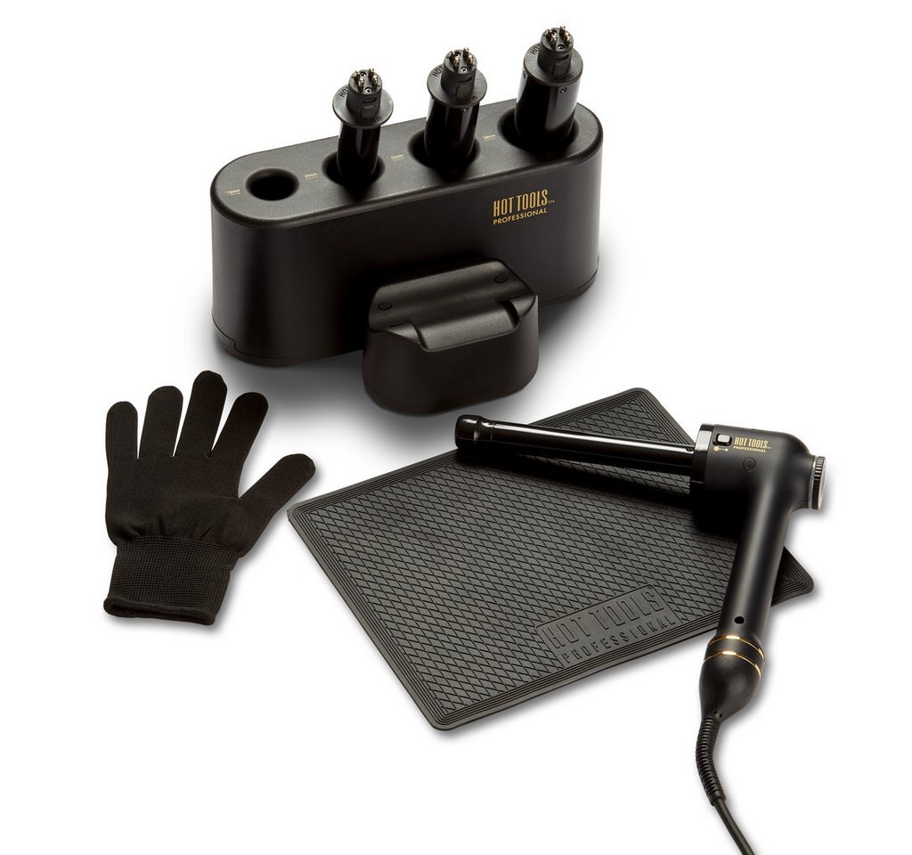 HOT TOOLS Lockenstab HOT TOOLS Curl Bar Set Black Gold Ultron Mach 4 Waffelzange S Schwarz HOT TOOLS Lockenstab HOT TOOLS Curl Bar Set Black Gold Ultron Mach 4 Waffelzange S Schwarz von HOT TOOLS