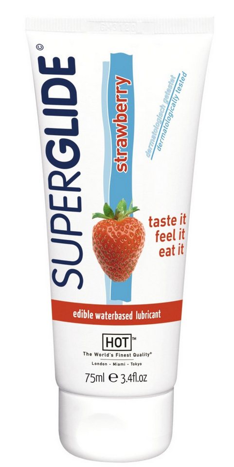 HOT Gleitgel 75 ml - HOT Superglide waterbased strawber. 75ml von HOT