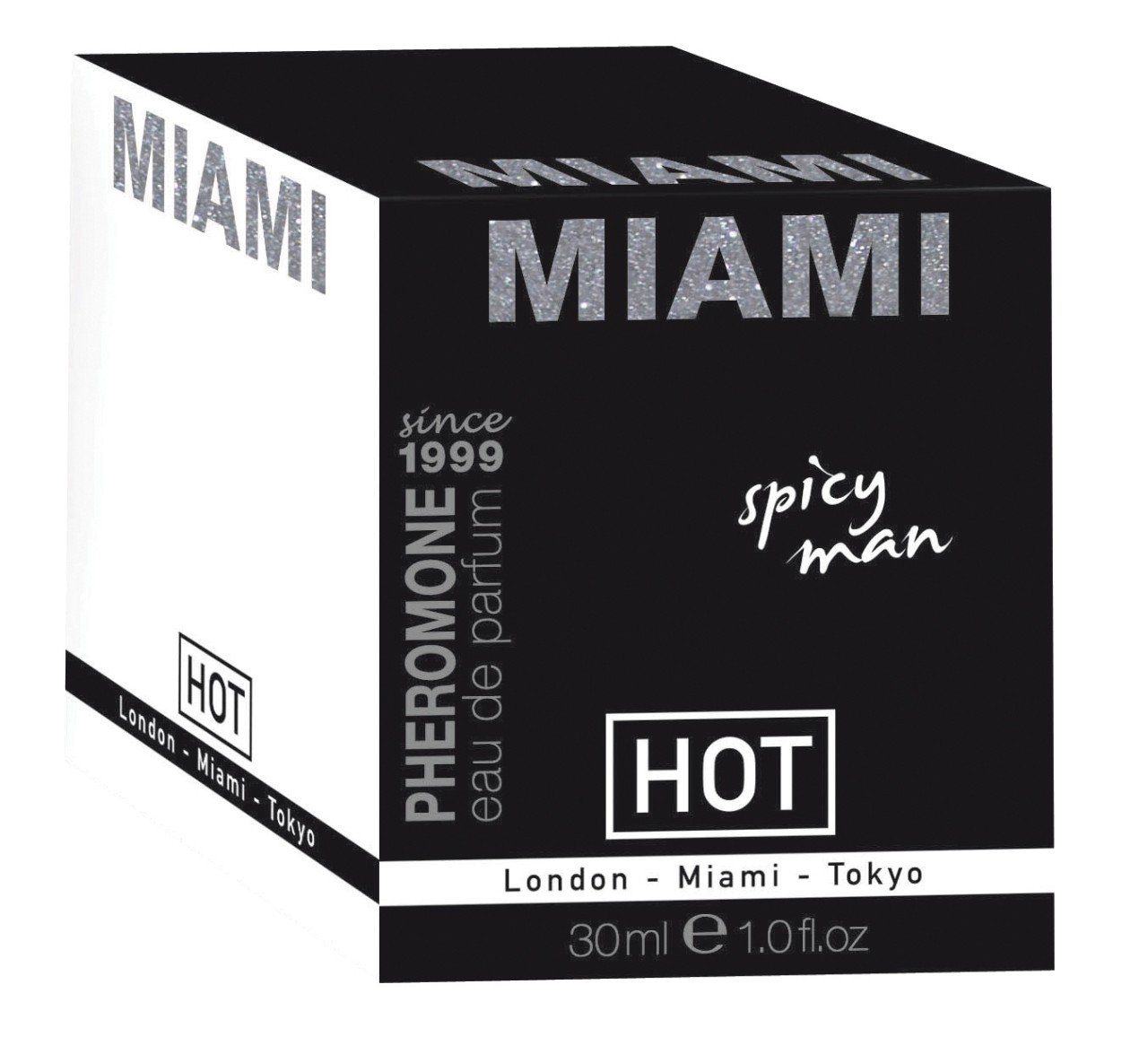 HOT Körperspray 30 ml - HOT Pheromon - Parfum Miami spicy man 30m von HOT