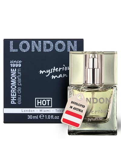 HOT Pheromone Parfum London Man 30 ml I Maskuliner Herrenduft mit vielschichtigen Duftnoten & geruchsneutralen Pheromonen I Für unbeschreibliche Anziehungskraft I Parfum Herren von HOT