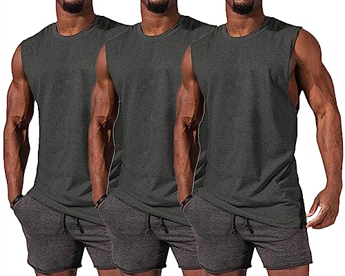 HOTCAT Tank Top Herren Ärmelloses Muskelshirts Gym Sport Unterhemd Männer T Shirt Herren Fitness Weste von HOTCAT