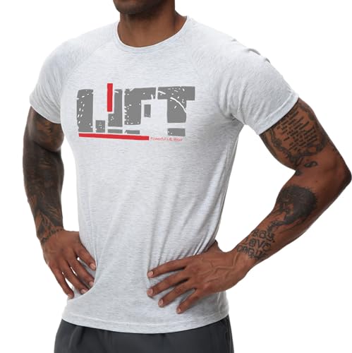 HOTCAT Athlet Slim-Fit Fitness Tshirt für Herren - Langes Schnelltrocknendes Gym T-Shirt - Bodybuilding, Krafttaining Workout Gym Shirt von HOTCAT