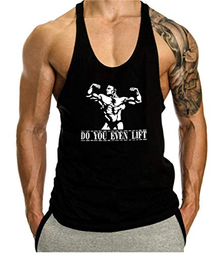 HOTCAT Homme Musculation Débardeur sans Manche Maillot de Corps Bodybuilding Tank Top Fitness Gym Stringer T-Shirt von HOTCAT