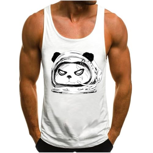HOTCAT Tank Top Herren Ärmelloses Muskelshirt Fitness Gym Fashion Streetstyle Unterhemd Baumwolle Shirt von HOTCAT
