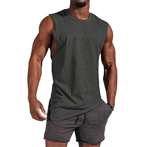 HOTCAT Tank Top Herren Ärmelloses Muskelshirts Gym Sport Unterhemd Männer T Shirt Herren Fitness Weste von HOTCAT