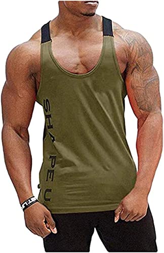 HOTCAT Tank top Herren Fitness Bodybuilding Stringer Tanktop Herren Gym Muskelshirt Trägershirt Tank Top Stringer unterhemd Herren schnelltrocknend HOTCAT Tank top Herren Fitness Bodybuilding Stringer Tanktop Herren Gym Muskelshirt Trägershirt Tank Top Stringer unterhemd Herren schnelltrocknend von HOTCAT