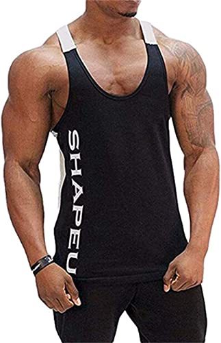 HOTCAT Tank top Herren Fitness Bodybuilding Stringer Tanktop Herren Gym Muskelshirt Trägershirt Tank Top Stringer unterhemd Herren schnelltrocknend von HOTCAT