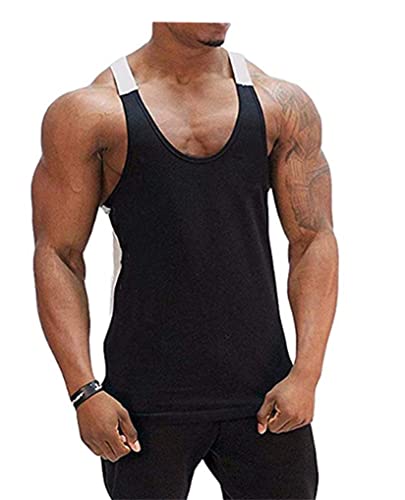 HOTCAT Tank top Herren Fitness Bodybuilding Stringer Tanktop Herren Gym Muskelshirt Trägershirt Tank Top Stringer unterhemd Herren schnelltrocknend von HOTCAT