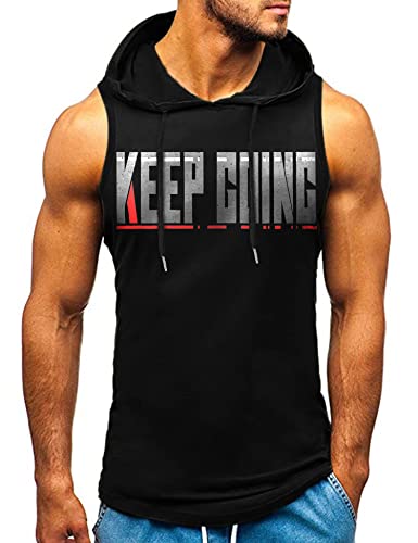 HOTCAT Tank top Herren Muskelshirt Ärmelloser Hoodie Muskelshirt Workout Fashion Sport Top Fitness Unterhemden Kapuzenpullover HOTCAT Tank top Herren Muskelshirt Ärmelloser Hoodie Muskelshirt Workout Fashion Sport Top Fitness Unterhemden Kapuzenpullover von HOTCAT