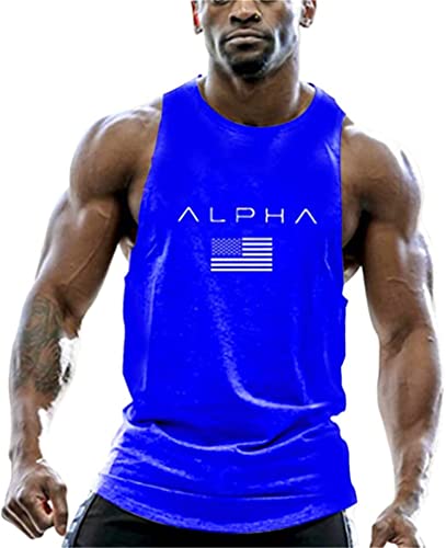 Tank top Herren Bodybuilding Mode Tank Tops Baumwolle Tanktop Herren Ärmelloses Männer Tank Top T-Shirt Sport Fitness Geeignet Für Workout Weste von HOTCAT