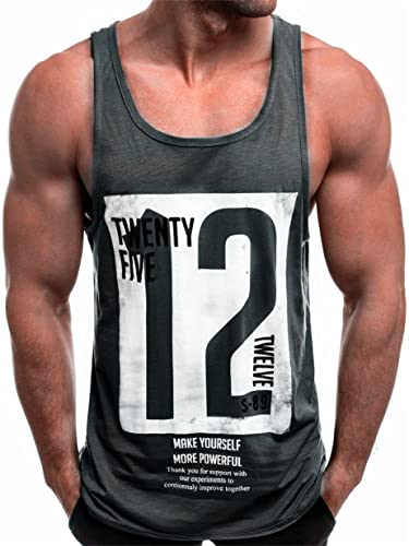 Tank Top Herren Muskelshirt Tankshirt T-Shirt Ärmellos Weste Muskelshirt Stringer Fitness von HOTCAT