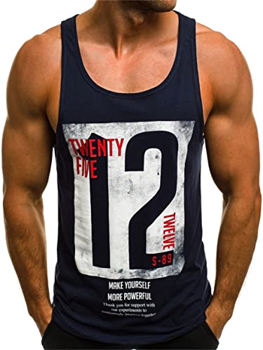 Tank Top Herren Muskelshirt Tankshirt T-Shirt Ärmellos Weste Muskelshirt Stringer Fitness von HOTCAT