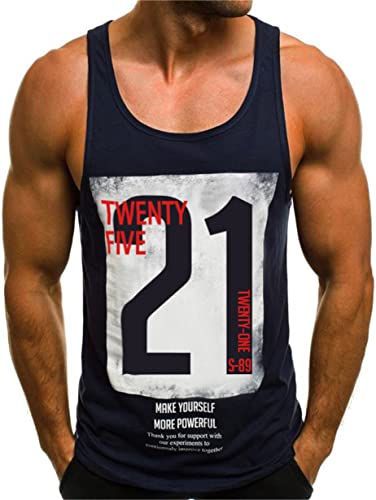 Tank Top Herren Sommer Muskelshirt Tankshirt T-Shirt Ärmellos Weste Muskelshirt Stringer Fitness von HOTCAT