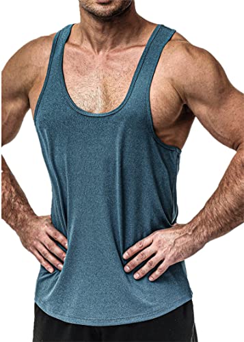 Tank Top Herren Fitness Stringer Schnell trocknende & Funktionelle Herren Sportbekleidung Bodybuilding Trainings Tank Top von HOTCAT