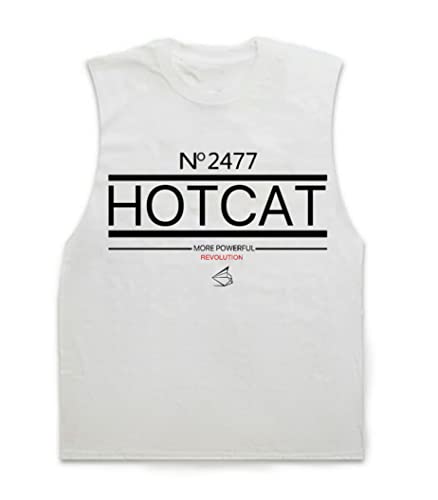 Tank Top Herren Muskel-Herrenweste für Herren Ärmelloses Männer Mode Tanktop Herren T-Shirt Bodybuilding Sport Workout Fitness Weste von HOTCAT