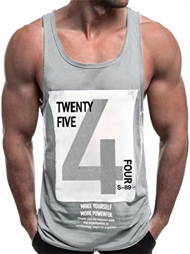 Tank Top Herren Sommer Muskelshirt Tankshirt T-Shirt Ärmellos Weste Muskelshirt Stringer Fitness von HOTCAT