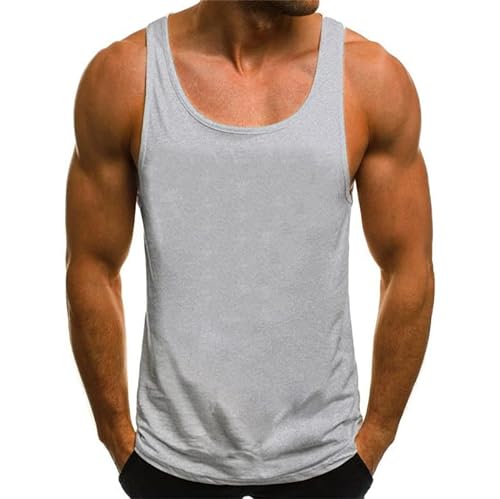 HOTCAT Tank Top Herren Tanktop Tankshirt T-Shirt Unterhemden Ärmellos Weste Muskelshirt Tank top Herren Sommer einfarbig von HOTCAT