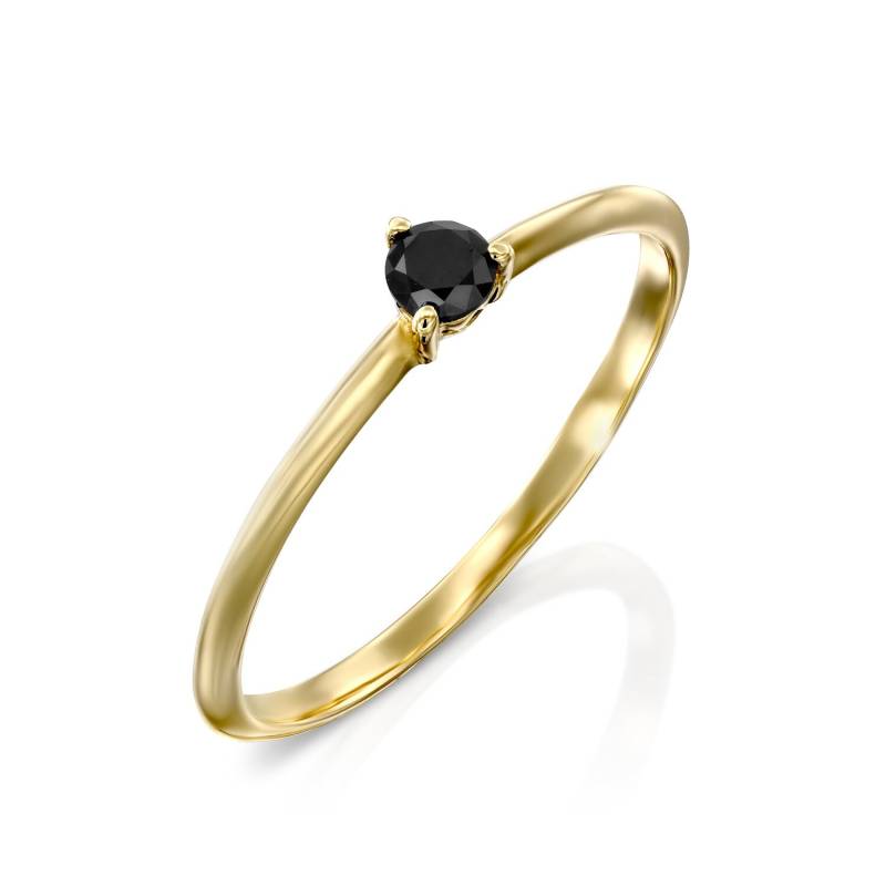 Minimalist Ring, Kleine Verlobungsring, Stapel 14K Gold Versprechen Zarte Solitär Dünner Ring Minimalist Ring, Kleine Verlobungsring, Stapel 14K Gold Versprechen Zarte Solitär Dünner Ring von HOTCROWN