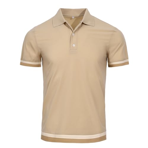 HOTIAN Herren Poloshirt Kurzarm Atmungsaktiv Poloshirts Regular Fit Bequemes Polohemd Sommer Freizeit Sport Kurzarm HOTIAN Herren Poloshirt Kurzarm Atmungsaktiv Poloshirts Regular Fit Bequemes Polohemd Sommer Freizeit Sport Kurzarm von HOTIAN