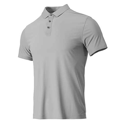 HOTIAN Herren Poloshirts Kurzarm Herren Kurzarm Schnelltrocknend Atmungsaktives Poloshirts Sommer Slim Fit Basic Kurzarm Light Blue XL HOTIAN Herren Poloshirts Kurzarm Herren Kurzarm Schnelltrocknend Atmungsaktives Poloshirts Sommer Slim Fit Basic Kurzarm Light Blue XL von HOTIAN