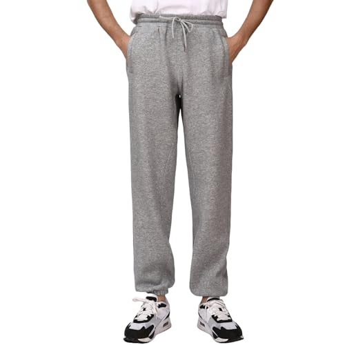 HOTIAN Herren Warme Jogginghose Winter Fleece Herren Hose Thermo Gefütterte Jogginghose Lange Sportleggins Mit Taschen Freizeithosemit Kordelzug von HOTIAN