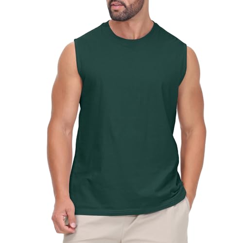 HOTIAN Tank Top Herren Ärmelloses Shirt Fitness Achselshirt Sport Ärmelloses Funktionsunterhemd Sommer Outdoor Funktionsshirt von HOTIAN