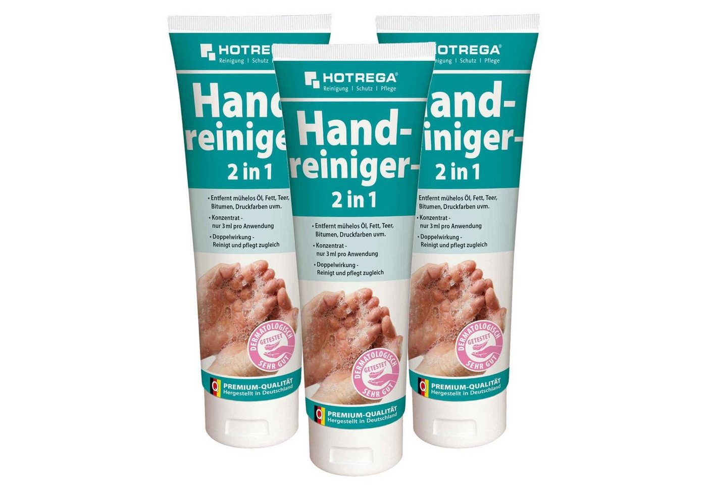 HOTREGA® Handcreme Handreiniger Handwaschpaste Waschpaste Hautpflege Handpflege 3x250ml von HOTREGA®