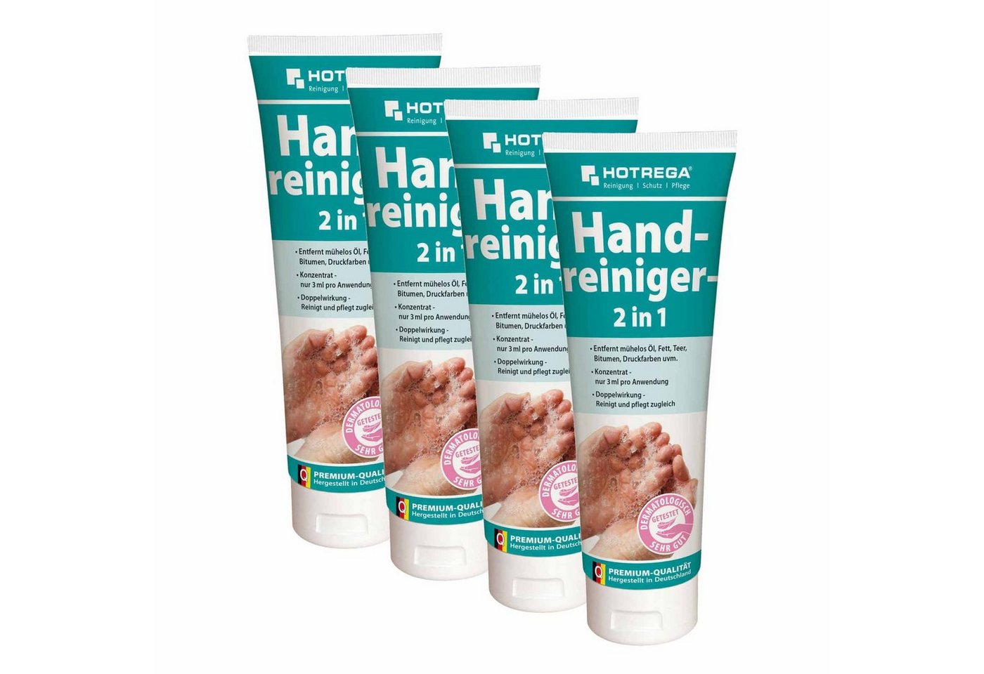 HOTREGA® Handcreme Handreiniger Handwaschpaste Waschpaste Hautpflege Handpflege 4x250ml von HOTREGA®