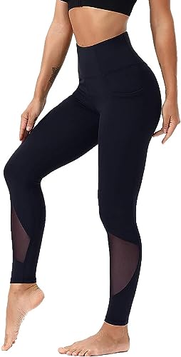 HOTSTUDIO Yogahose, Workout-Leggings für Damen, mit Taschen, hohe Taille, Bauchkontrolle, postpartale Sportleggings, Marineblau, Groß HOTSTUDIO Yogahose, Workout-Leggings für Damen, mit Taschen, hohe Taille, Bauchkontrolle, postpartale Sportleggings, Marineblau, Groß von HOTSTUDIO