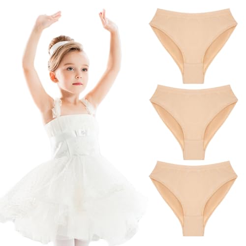 HOTUT Mädchen Unterhosen Tanz Baumwolle, 3er Pack Ballett Slips Mädchen Dance Panty Tanzen Unterwäsche, Ballett Dance Panty Für Kinder und Erwachsene von HOTUT