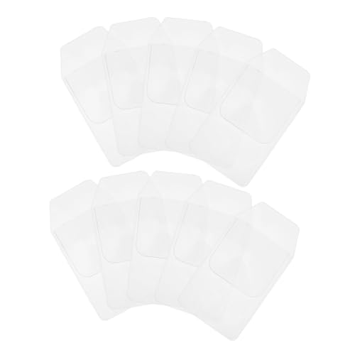 HOUDERCO 10stücke Teiliges Transparenter PVC Stiftbeutel wasserdichte Auslaufsichere Stifthalter Für Bürobedarf Vielseitig Einsetzbar Als Federmäppchen Kosmetiktasche Oder Handybeutel von HOUDERCO