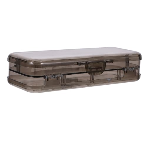 HOUDERCO Transparentes Federmäppchen Aus Kunststoff Stiftebox Organizer Für Bleistifte Und Buntstifte Aufbewahrungsbox Für Schreibwaren Tragbar Für Zuhause Und Büro HOUDERCO Transparentes Federmäppchen Aus Kunststoff Stiftebox Organizer Für Bleistifte Und Buntstifte Aufbewahrungsbox Für Schreibwaren Tragbar Für Zuhause Und Büro von HOUDERCO