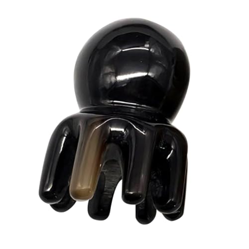 HOUDERCO 1Stück Handgemachter Yak Horn Massage Haarkamm für Damen Kopfhautmassagebürste zur Haarwäsche Langlebig und Antistatisch für Salon und Zuhause Schwarz HOUDERCO 1Stück Handgemachter Yak Horn Massage Haarkamm für Damen Kopfhautmassagebürste zur Haarwäsche Langlebig und Antistatisch für Salon und Zuhause Schwarz von HOUDERCO