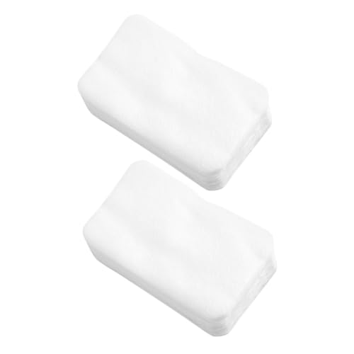 HOUDERCO 200 Stück Make up Entferner Pads Einweg Gesichtspads Aus Baumwoll Linters Atmungsaktiv Für Sanfte Gesichtsreinigung Für Reisen Sanfte Make up Entfernung Für Hauttypen von HOUDERCO